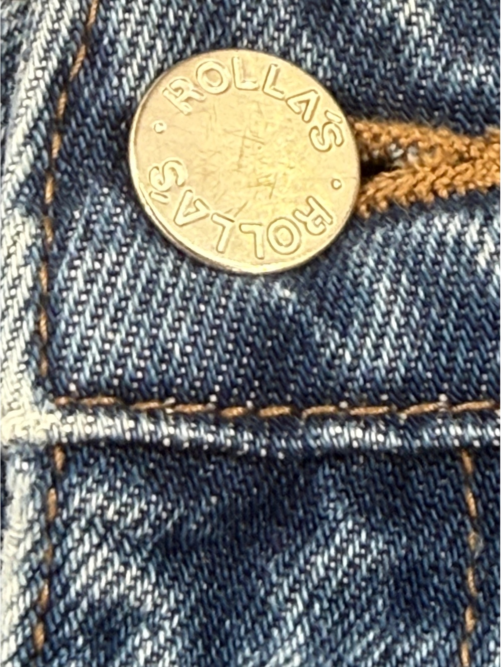 Rolla’s Sailor High Rise Wide Leg Jeans Size 30 Ashley Blue - Picture 5 of 9